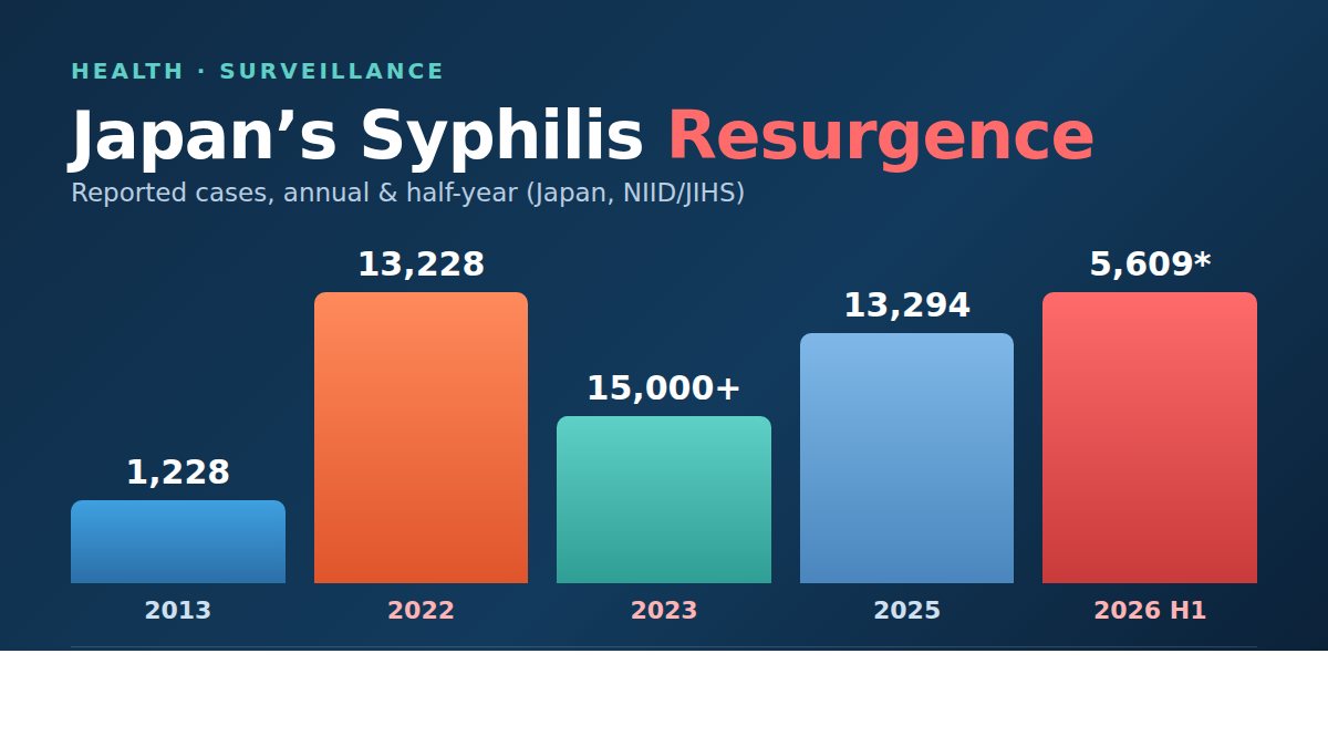 How Serious Is Japan's Syphilis Outbreak? A Decade-Long Resurgence and Its Lessons for the World